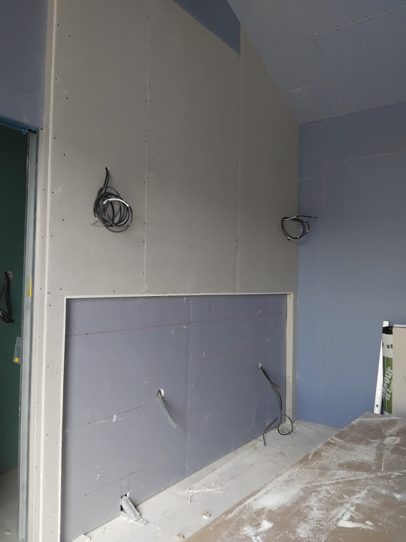 Création d’un mur avec tête de lit